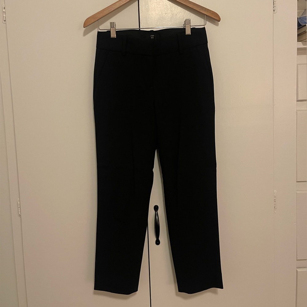 Discontinued!!! J. Crew Italian Wool Black Trousers